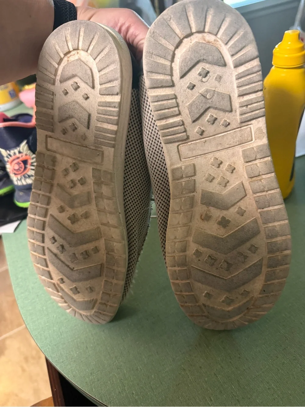 LOFT Light Gray Mesh Slip-On Loafers with Toggle